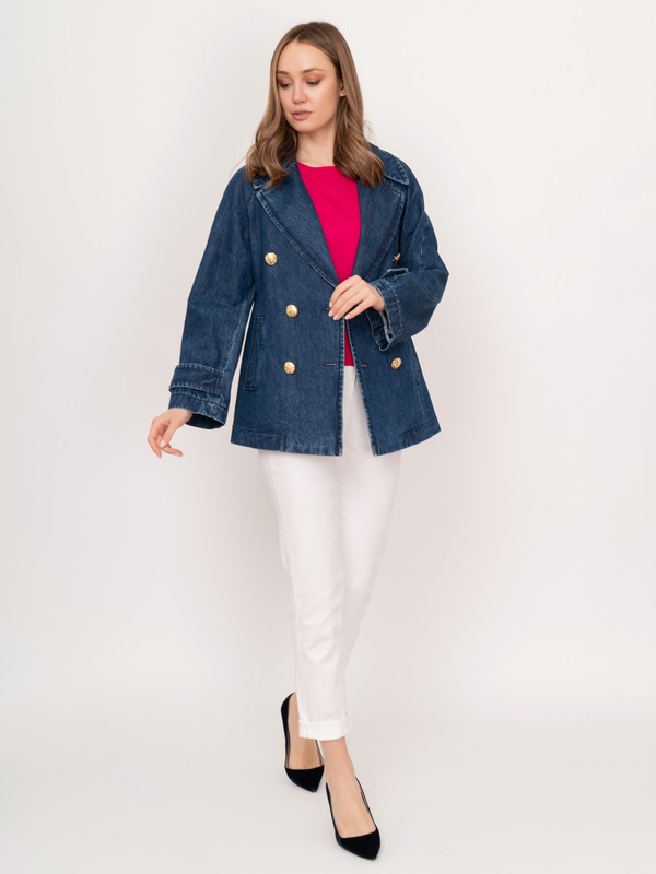 ЭVASTLY/м/22-01 Куртка джинсовая Luisa Spagnoli