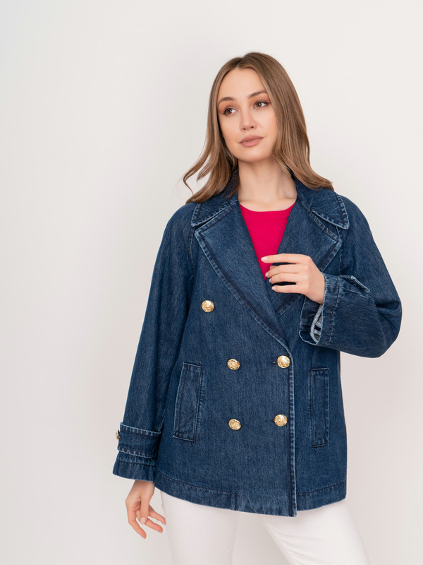 ЭVASTLY/м/22-01 Куртка джинсовая Luisa Spagnoli