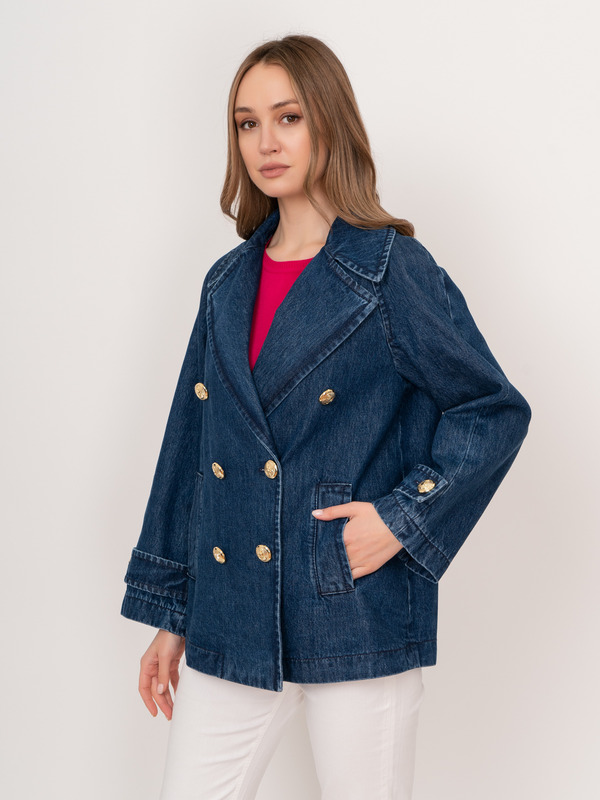 ЭVASTLY/м/22-01 Куртка джинсовая Luisa Spagnoli