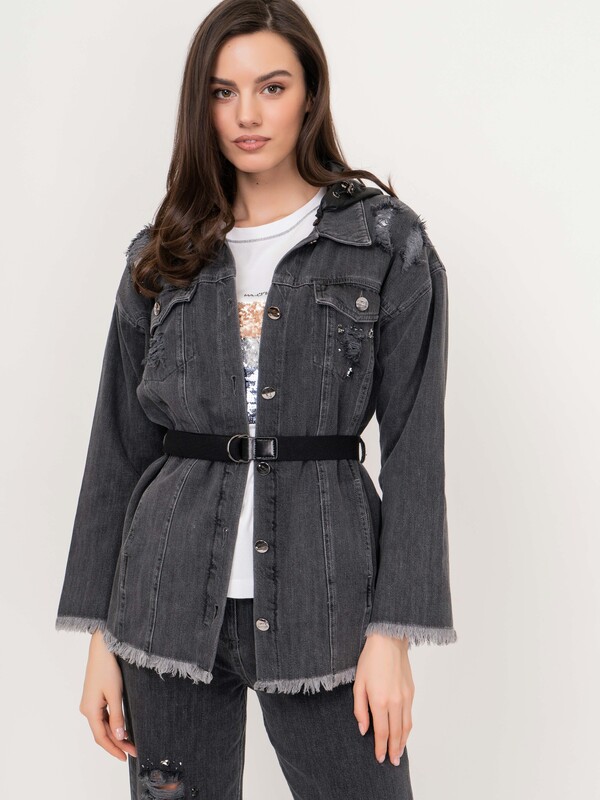 Э6036-121/21-01 Жакет джинсовый Franco Vello