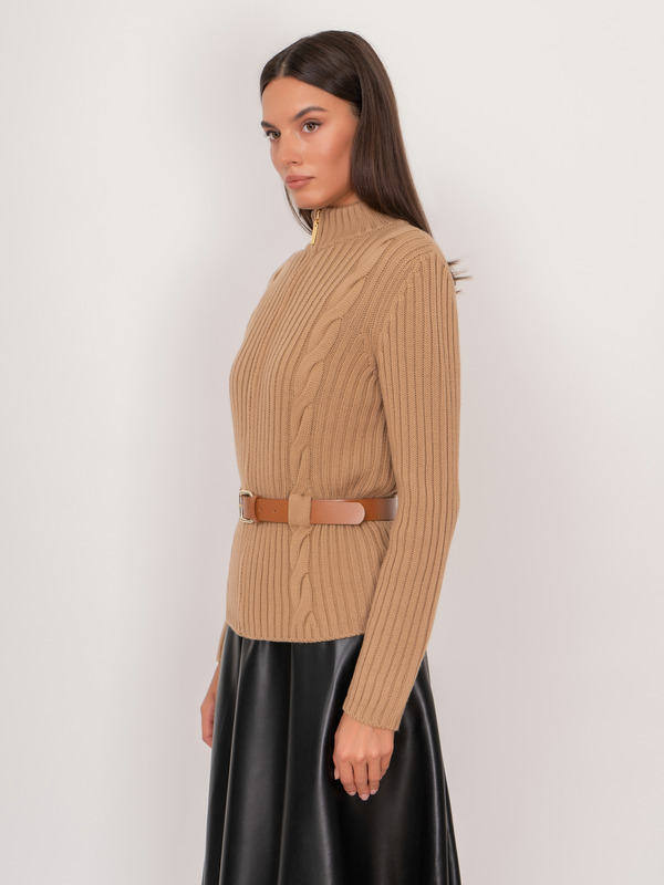 ЭMALIK/22-02 Жакет с ремнем Luisa Spagnoli