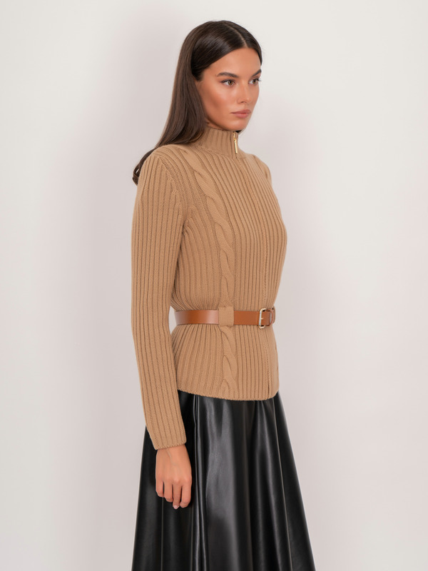 ЭMALIK/22-02 Жакет с ремнем Luisa Spagnoli