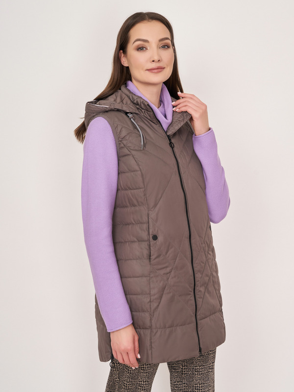 Э124870/м/22-02 Пальто (Жилет удлиненный) Rabe