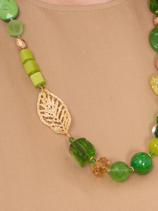 Э370758/22-01 Бусы Летняя карамель ср. Ярославна