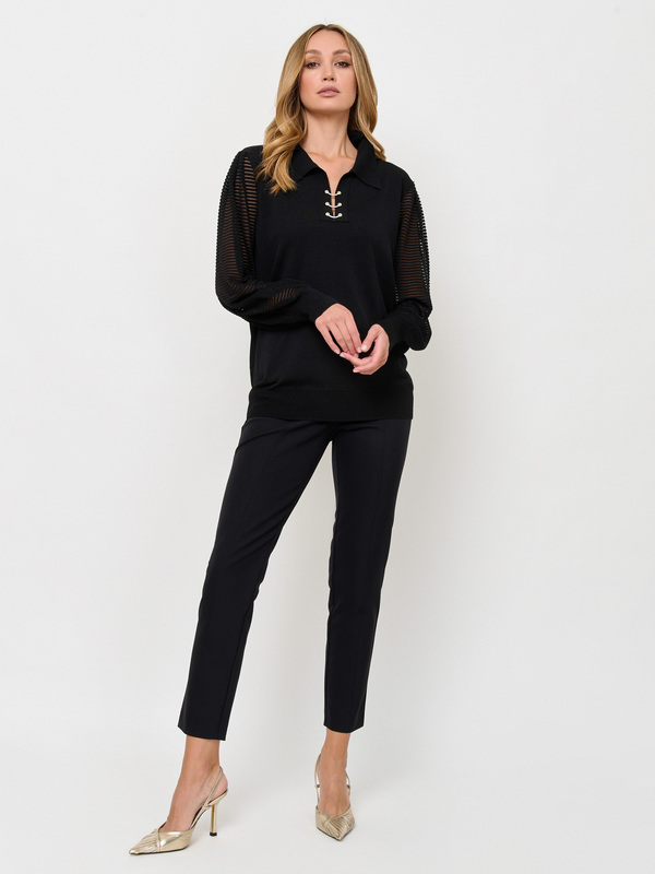 Э5731-225/м/24-02 Джемпер (с воротом поло) Franco Vello