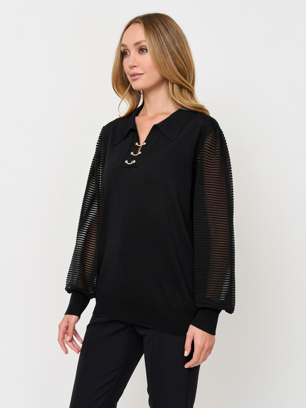 Э5731-225/м/24-02 Джемпер (с воротом поло) Franco Vello