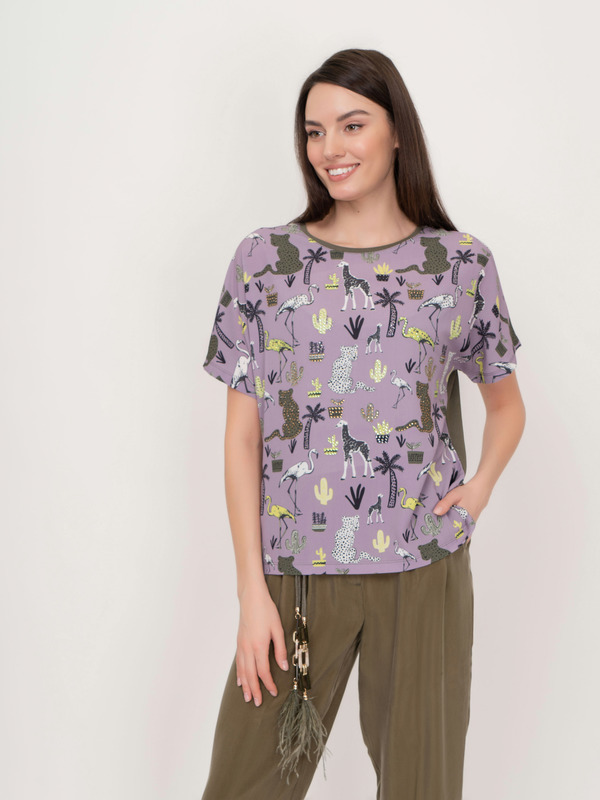 Э2203-121/21-01 Блуза тр. Franco Vello