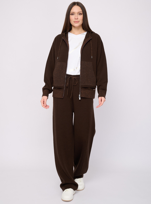 5043-227/26-02 Жакет вязаный на молнии Franco Vello