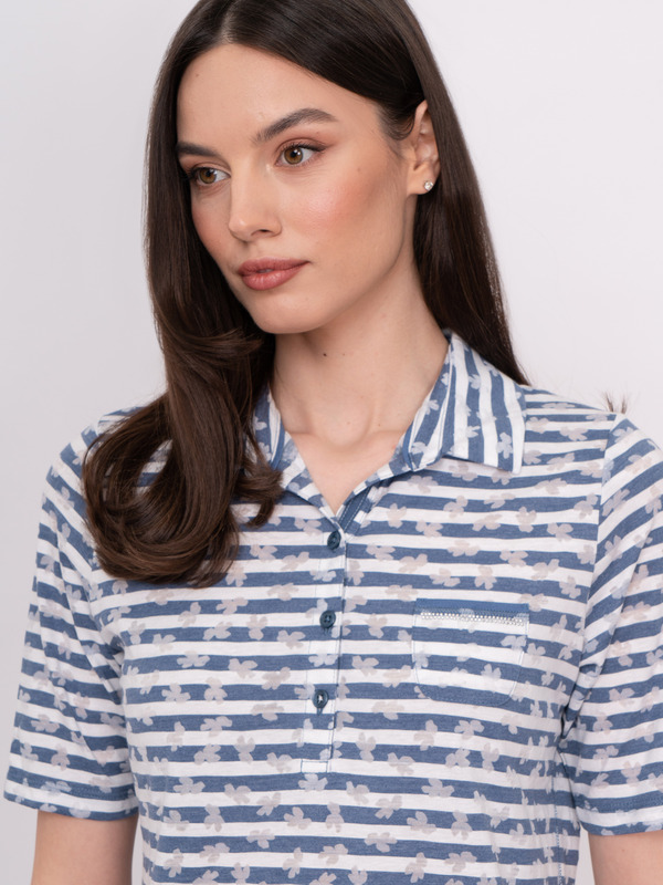 Э121361/22-01 Пуловер (с воротом поло) Rabe