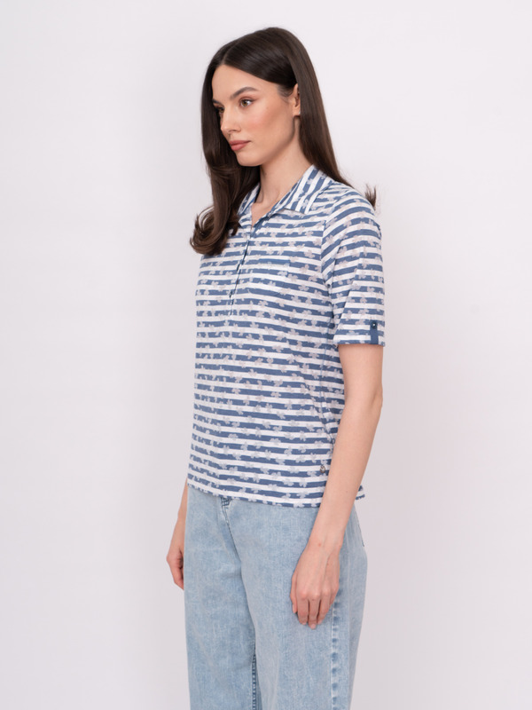 Э121361/22-01 Пуловер (с воротом поло) Rabe