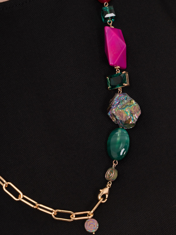 Э370949/22-01 Колье-трансформер Шемаханская царица Ярославна