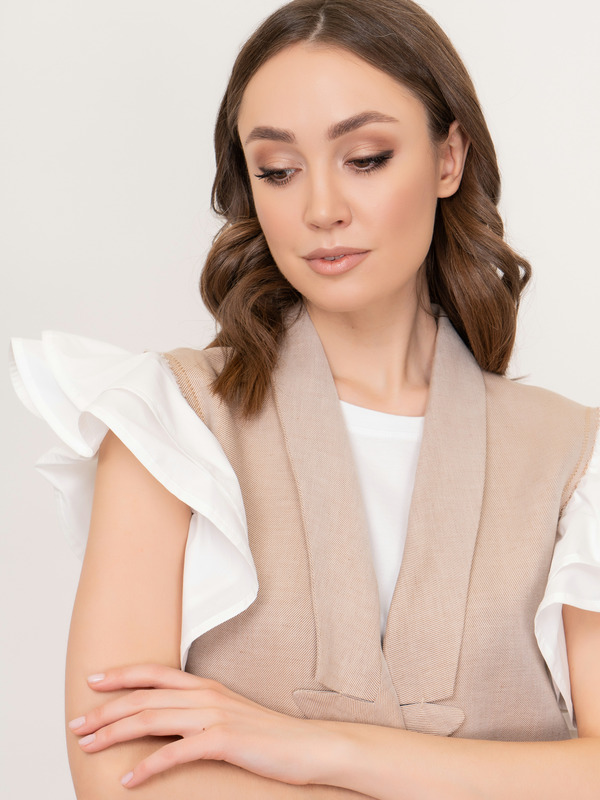 Э21FE9198TREARMA/21-01 Жакет (без рукавов) Beatrice