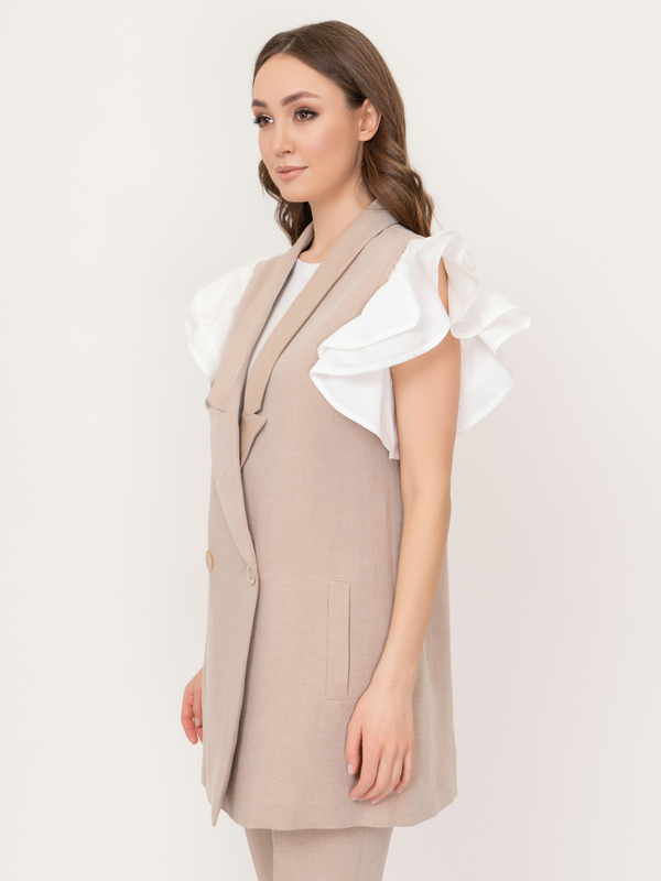 Э21FE9198TREARMA/21-01 Жакет (без рукавов) Beatrice