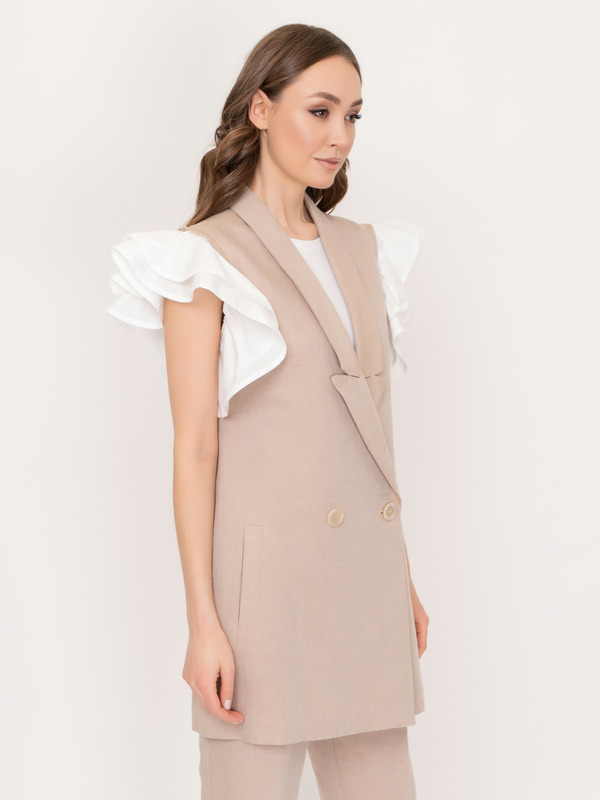 Э21FE9198TREARMA/21-01 Жакет (без рукавов) Beatrice