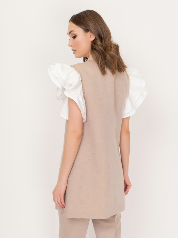 Э21FE9198TREARMA/21-01 Жакет (без рукавов) Beatrice