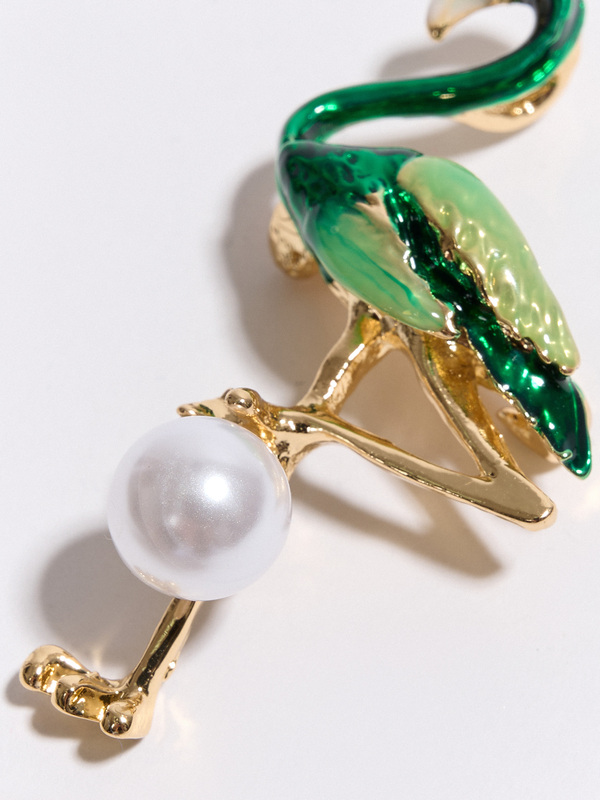 Э403906/24-02 Брошь Танец фламинго Ярославна