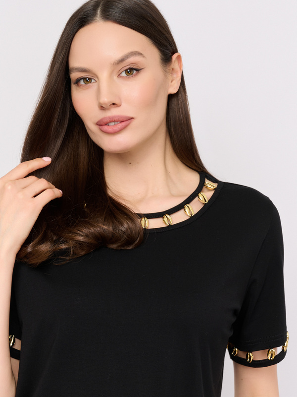 СTEB749/м/26-01 Блузка тр. LEO & UGO