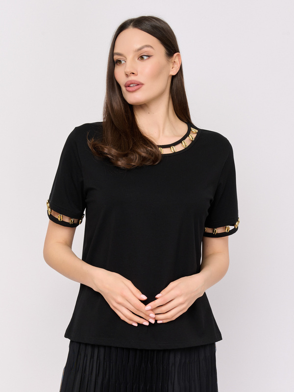 СTEB749/м/26-01 Блузка тр. LEO & UGO